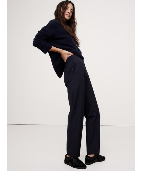 Banana Republic(バナナリパブリック)の「ハイライズ スリム イタリアンウール アンクルパンツ(その他パンツ・レディース・ブラック/ブラウン系その他/ネイビー/ライトグレー/ブラウン・0/6/4/2/8)」の16枚目の写真