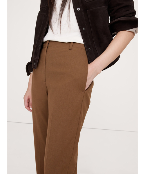 Banana Republic(バナナリパブリック)の「ハイライズ スリム イタリアンウール アンクルパンツ(その他パンツ・レディース・ブラック/ブラウン系その他/ネイビー/ライトグレー/ブラウン・0/6/4/2/8)」の18枚目の写真