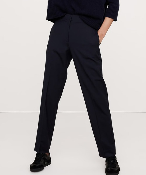 Banana Republic(バナナリパブリック)の「ハイライズ スリム イタリアンウール アンクルパンツ(その他パンツ・レディース・ブラック/ブラウン系その他/ネイビー/ライトグレー/ブラウン・0/6/4/2/8)」の5枚目の写真