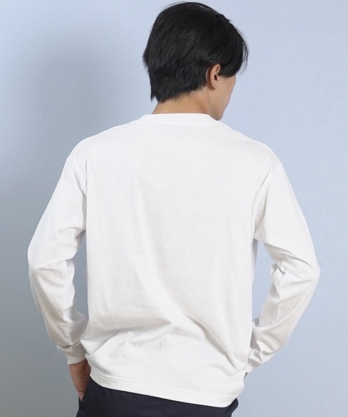 girl(ガール)の「GIRL/ガール 長袖Tシャツ/ロンT GR25FTM01(Tシャツ/カットソー・メンズ・ブラック/オレンジ/ホワイト・XL/M/L)」の5枚目の写真