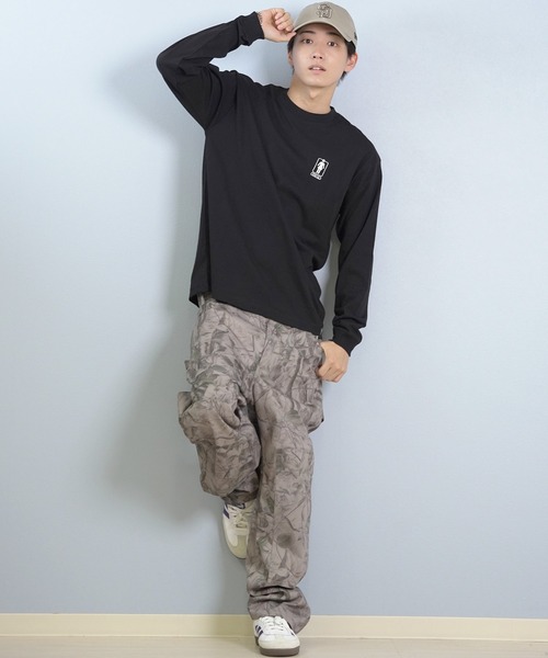 girl(ガール)の「GIRL/ガール 長袖Tシャツ/ロンT GR25FTM01(Tシャツ/カットソー・メンズ・ブラック/オレンジ/ホワイト・XL/M/L)」の11枚目の写真