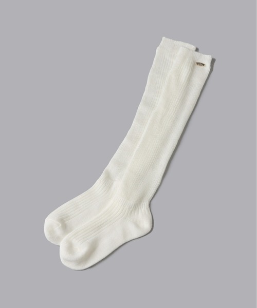 Olu.(オルドット)の「【うるちん☆こみ×Olu.】ルーズフィットリブソックス(ソックス/靴下・レディース・グレー/アイボリー・FREE)」の15枚目の写真