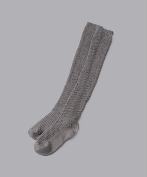 Olu.(オルドット)の「【うるちん☆こみ×Olu.】ルーズフィットリブソックス(ソックス/靴下・レディース・グレー/アイボリー・FREE)」の14枚目の写真