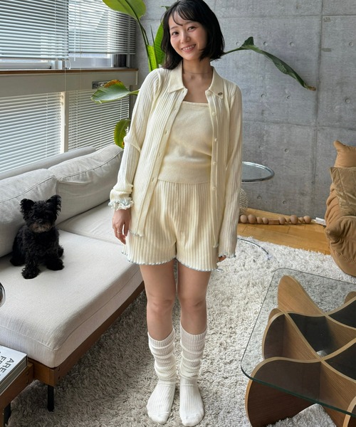 Olu.(オルドット)の「【うるちん☆こみ×Olu.】ルーズフィットリブソックス(ソックス/靴下・レディース・グレー/アイボリー・FREE)」の12枚目の写真