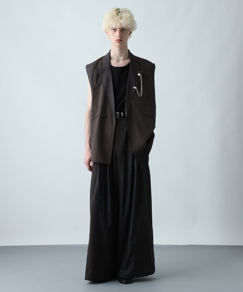 HARE（ハレ）の「【SET UP対応】サイコウチクベスト(HARE)（ベスト・メンズ・ブラック系その他/ブラウン系その他・FREE）」の8枚目の写真