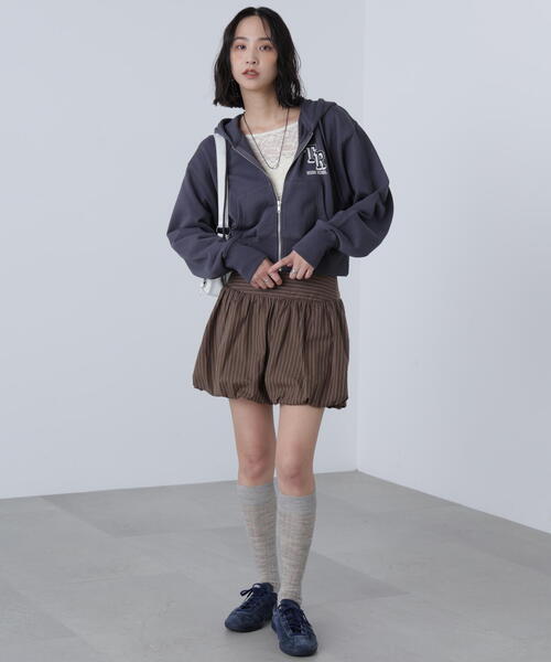 FREE'S MART（フリーズマート）の「◆〈フリーズマート別注〉〈フリーズマート別注〉テネシーリバーフーディ（パーカー・レディース・ブラック/グレー・FREE）」の12枚目の写真