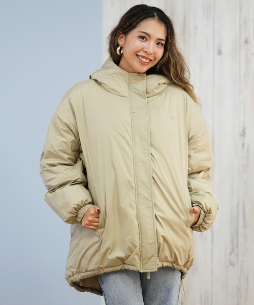 ROXY（ロキシー）の「ROXY/ロキシー 中綿ジャケット RJK254615M（その他アウター・レディース・カーキ/ブラック・M/L）」の2枚目の写真
