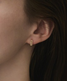 muku(ムク)のPIERCE/DOUBLE ZIRCONIA LINE(ピアス(両耳用))