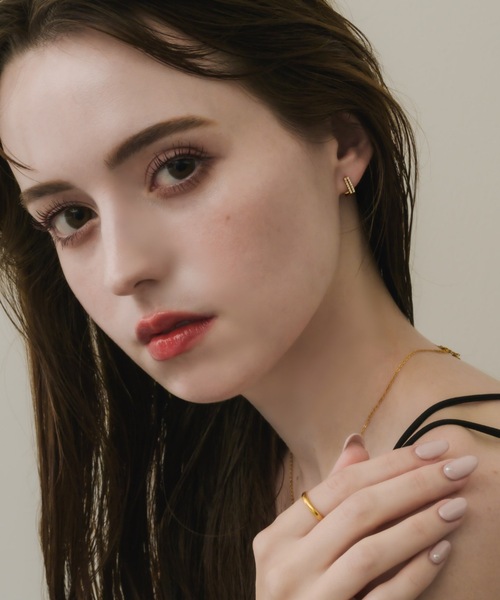 muku（ムク）の「PIERCE/DOUBLE ZIRCONIA LINE（ピアス（両耳用）・レディース・ゴールド/シルバー・FREE）」の15枚目の写真