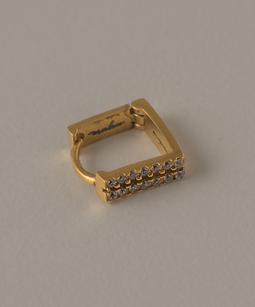 muku（ムク）の「PIERCE/DOUBLE ZIRCONIA LINE（ピアス（両耳用）・レディース・ゴールド/シルバー・FREE）」の3枚目の写真