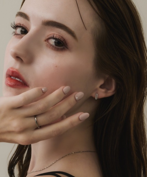 muku（ムク）の「PIERCE/DOUBLE ZIRCONIA LINE（ピアス（両耳用）・レディース・ゴールド/シルバー・FREE）」の14枚目の写真