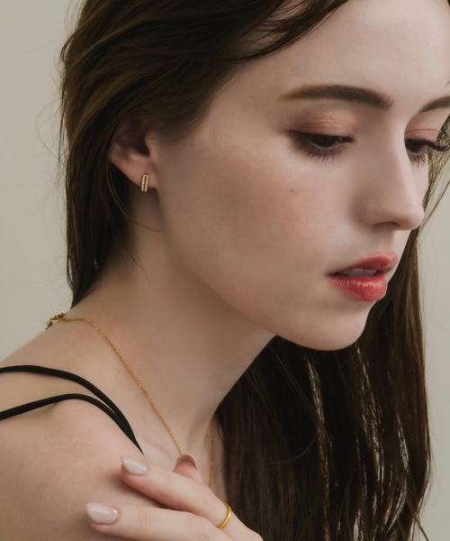 muku（ムク）の「PIERCE/DOUBLE ZIRCONIA LINE（ピアス（両耳用）・レディース・ゴールド/シルバー・FREE）」の21枚目の写真