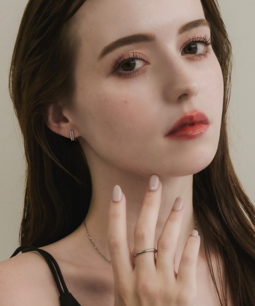 muku（ムク）の「PIERCE/DOUBLE ZIRCONIA LINE（ピアス（両耳用）・レディース・ゴールド/シルバー・FREE）」の18枚目の写真