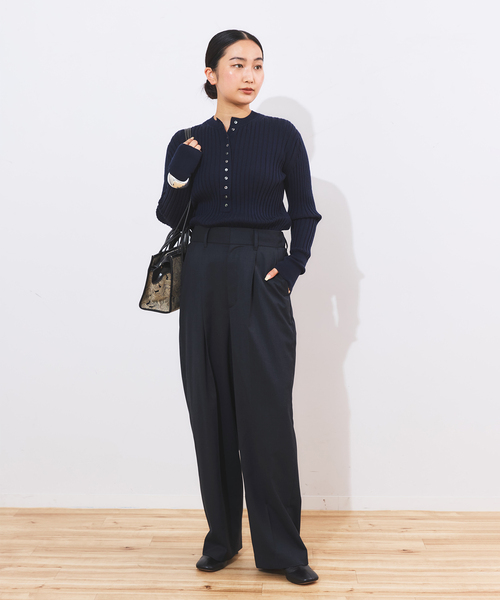 セール】TWサキソニー ボリュームパンツ（スラックス）｜journal