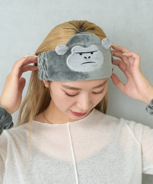 BIRTHDAY BAR（バースデイバー）の「With Animals　ヘアバンド（ヘアバンド・レディース・イエロー/グレー・0）」の2枚目の写真