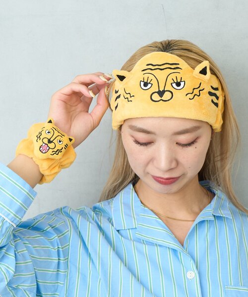 BIRTHDAY BAR（バースデイバー）の「With Animals　ヘアバンド（ヘアバンド・レディース・イエロー/グレー・0）」の5枚目の写真