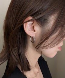 ニッケルフリー メタルリングピアス
