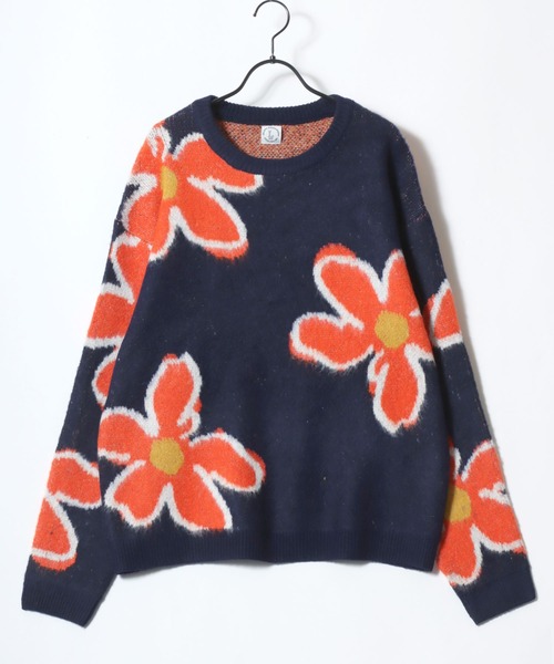 Lazar(ラザル)の「Allover Jacquard Knit/オーバーサイズ 総柄 ジャガードニット/セーター/レディース メンズ(ニット/セーター・レディース・アイボリー/グレー系その他/ブラック/グレー/ホワイト系その他/ネイビー・M/L)」の20枚目の写真