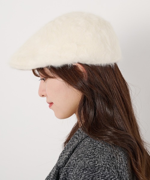 セール】【SETUP7】フェイクファーハンチング ベレー帽 ふわふわ