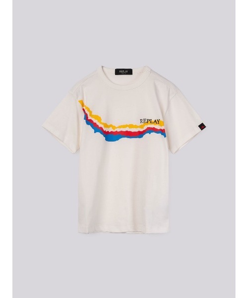 REPLAY(リプレイ)の「ボーイズ Tシャツ(Tシャツ/カットソー・キッズ・オフホワイト・8Y/12Y/14Y/6Y/10Y)」の1枚目の写真