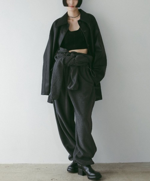 anuke（アンヌーク）の「anuke Velour Knit Tanktop 62520535（タンクトップ・レディース・ライトブルー/ブラック・FREE）」の10枚目の写真