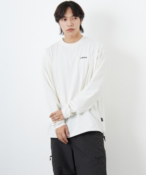 ＋phenix/プラスフェニックス] 別注 ワンポイント刺繍ロゴ ドロー