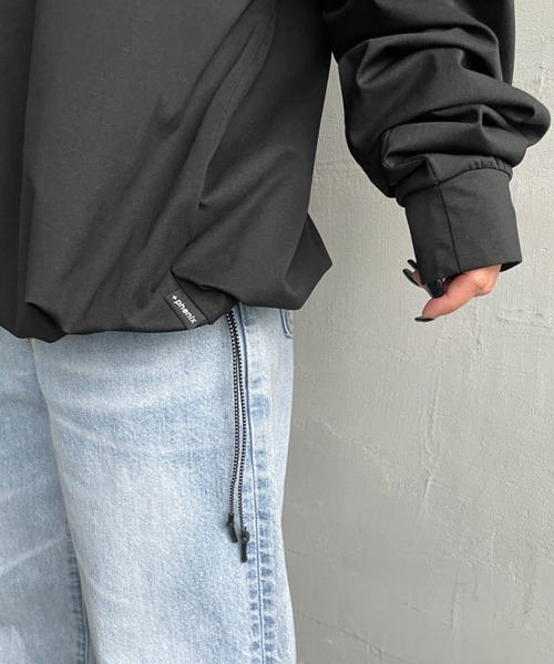 +phenix（プラスフェニックス）の「[＋phenix/プラスフェニックス] 別注 ワンポイント刺繍ロゴ ドローコードロンT（Tシャツ/カットソー・メンズ・ホワイト/ブラック/グレイッシュベージュ/チャコールグレー・M/L/XL）」の19枚目の写真