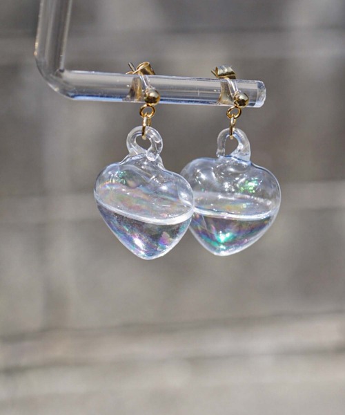 CERCA(チェルカ)の「jolie minette/お水入り オーロラ ガラス ピアス/アレルギー対応(ピアス(両耳用)・レディース・シルバー/シルバー系その他/ゴールド/ゴールド系その他/ゴールド系1/シルバー系1・FREE)」の20枚目の写真