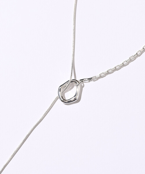 Firsthand（ファーストハンド）の「Firsthand/ファーストハンド ダブルチェーン マンテルネックレス（ネックレス・レディース・ゴールド/シルバー・ONE SIZE）」の5枚目の写真