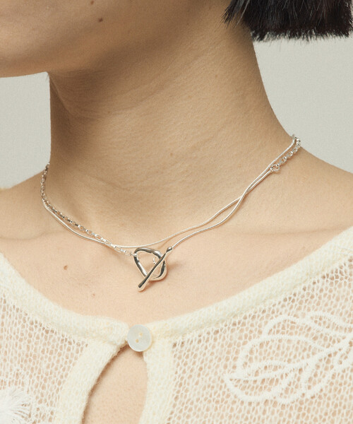 Firsthand（ファーストハンド）の「Firsthand/ファーストハンド ダブルチェーン マンテルネックレス（ネックレス・レディース・ゴールド/シルバー・ONE SIZE）」の9枚目の写真