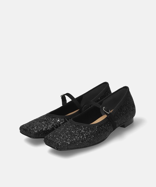 MAMIAN(マミアン)の「スクエアトゥ メリージェーン フラット(パンプス・レディース・レオパード/ブラック/ブラック系その他/シルバー/ブラック系その他2・24.5cm/24.0cm/23.5cm/23.0cm/25.0cm/22.5cm)」の19枚目の写真