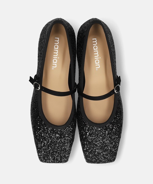 MAMIAN(マミアン)の「スクエアトゥ メリージェーン フラット(パンプス・レディース・レオパード/ブラック/ブラック系その他/シルバー/ブラック系その他2・24.5cm/24.0cm/23.5cm/23.0cm/25.0cm/22.5cm)」の21枚目の写真