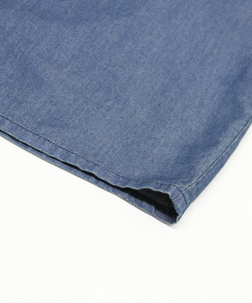 RNA-N(アールエヌエーエヌ)の「B2929 インディゴシャンブレーフリルシャツ(シャツ/ブラウス・レディース・インディゴブルー/ライトインディゴブルー・FREE)」の15枚目の写真