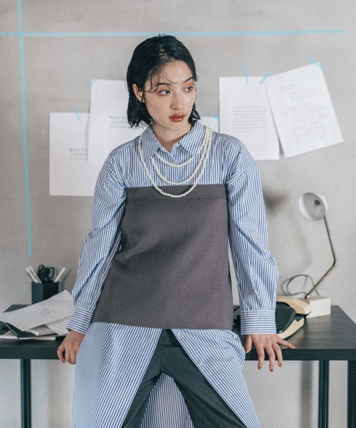 オフィスライン》12ゲージ2WAYビスチェ 587920（その他トップス