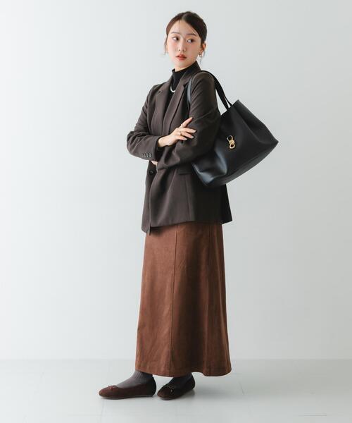 RODE SKO（ロデスコ）の「3WAYメタルリボンワイドトートバッグ（トートバッグ・レディース・グレー/ブラック・ONE）」の8枚目の写真