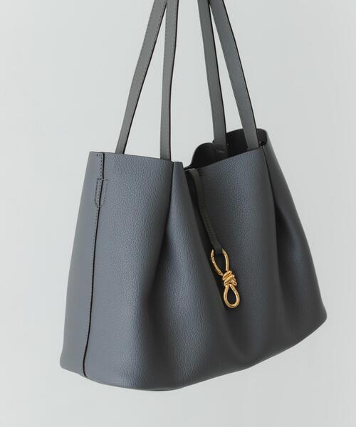 RODE SKO（ロデスコ）の「3WAYメタルリボンワイドトートバッグ（トートバッグ・レディース・グレー/ブラック・ONE）」の17枚目の写真