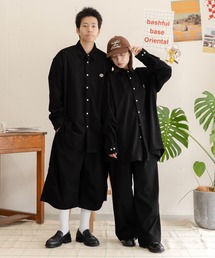 bashful base Oriental | 【bbO】ロゴ1タックワイドコーデュロイパンツ(その他パンツ)