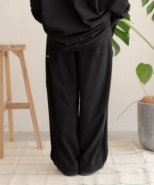 bashful base Oriental（バッシュフルベースオリエンタル）の「【bbO】ロゴ1タックワイドコーデュロイパンツ（その他パンツ・メンズ・ブラック/ブラウン・SMALL/MEDIUM/LARGE）」の3枚目の写真