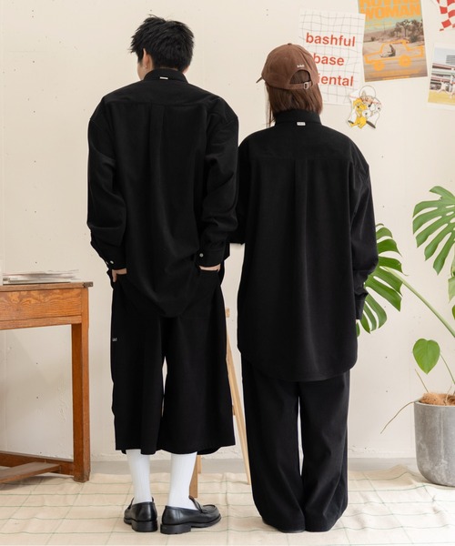 bashful base Oriental（バッシュフルベースオリエンタル）の「【bbO】ロゴ1タックワイドコーデュロイパンツ（その他パンツ・メンズ・ブラック/ブラウン・SMALL/MEDIUM/LARGE）」の12枚目の写真