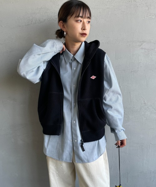 DANTON（ダントン）の「[DANTON/ダントン] ポーラテック ジップ ベスト（ベスト・レディース・アイボリー/ブラック・36）」の20枚目の写真