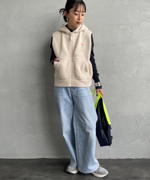 DANTON（ダントン）の「[DANTON/ダントン] ポーラテック ジップ ベスト（ベスト・レディース・アイボリー/ブラック・36）」の14枚目の写真