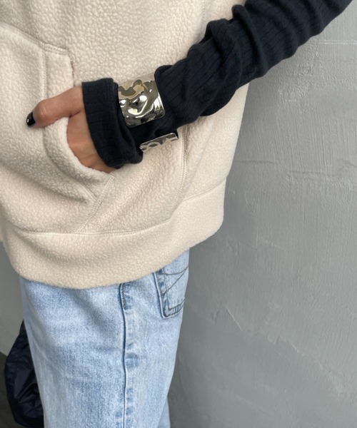 DANTON（ダントン）の「[DANTON/ダントン] ポーラテック ジップ ベスト（ベスト・レディース・アイボリー/ブラック・36）」の17枚目の写真