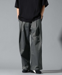 ALAND（エーランド）の「LAND MUSEUM／タックワイドスラックス（スラックス）」