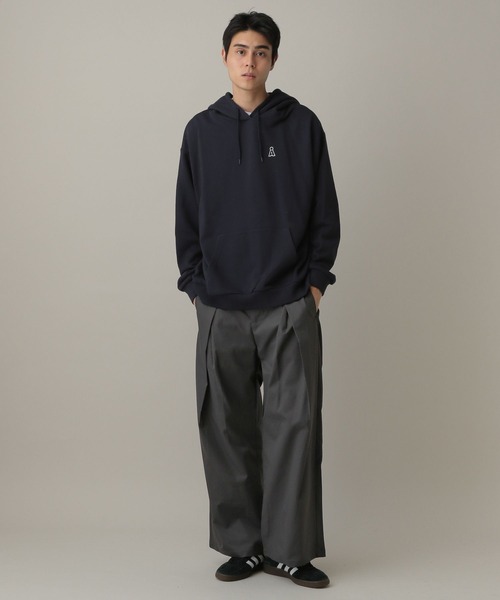 LAND MUSEUM(ランドミュージアム)の「LAND MUSEUM/タックワイドスラックス(スラックス・メンズ・ブラック/グレー・LARGE/MEDIUM)」の10枚目の写真
