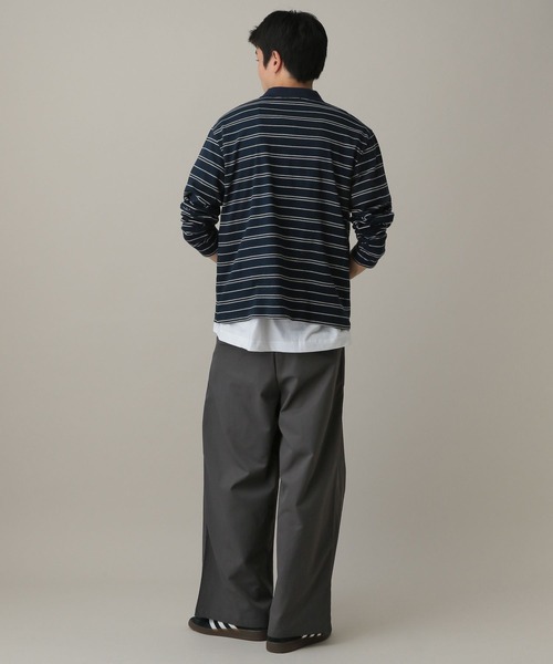 LAND MUSEUM(ランドミュージアム)の「LAND MUSEUM/タックワイドスラックス(スラックス・メンズ・ブラック/グレー・LARGE/MEDIUM)」の15枚目の写真