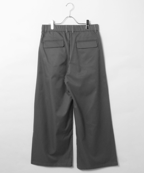 LAND MUSEUM(ランドミュージアム)の「LAND MUSEUM/タックワイドスラックス(スラックス・メンズ・ブラック/グレー・LARGE/MEDIUM)」の20枚目の写真