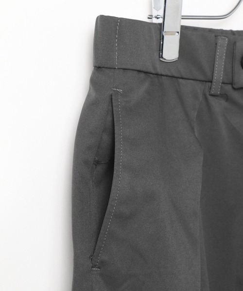 LAND MUSEUM(ランドミュージアム)の「LAND MUSEUM/タックワイドスラックス(スラックス・メンズ・ブラック/グレー・LARGE/MEDIUM)」の22枚目の写真