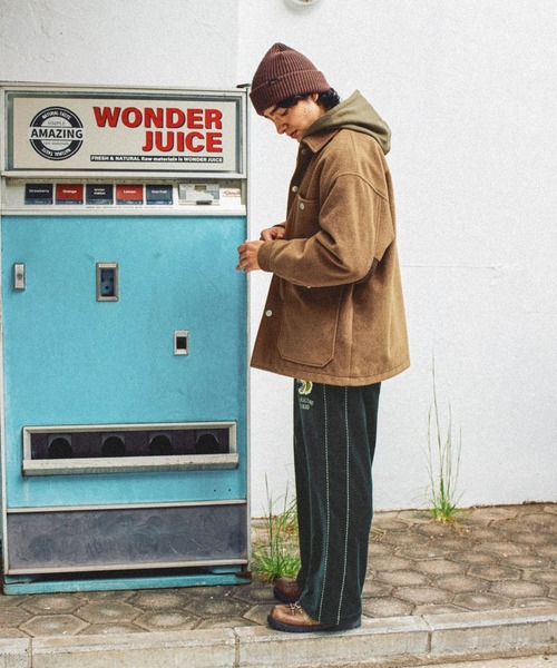 niko and...（ニコアンド）の「ウーリーテックカバーオール（カバーオール・メンズ・ネイビー/スモーク/キャメル・MEDIUM/LARGE）」の14枚目の写真