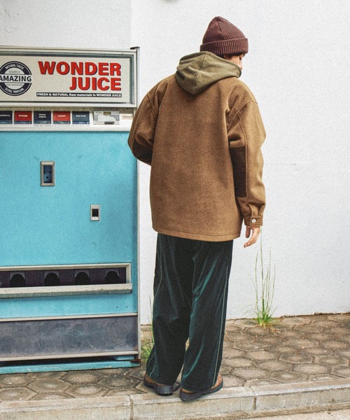 niko and...（ニコアンド）の「ウーリーテックカバーオール（カバーオール・メンズ・ネイビー/スモーク/キャメル・MEDIUM/LARGE）」の13枚目の写真