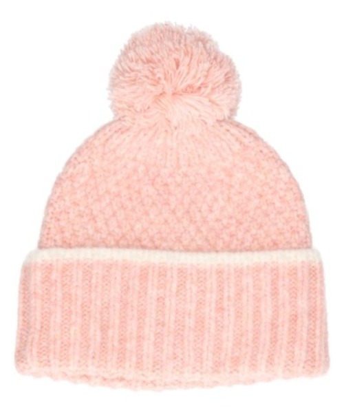 milsa（ミルサ）の「milsa/ミルサ ビーニーポンポン ニット帽 254061215（ニットキャップ/ビーニー・レディース・ホワイト/ピンク/ブラック/グレー/ライトブラウン・FREE）」の5枚目の写真